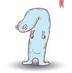 cartoon monster vector illustration N2