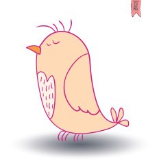 Bird icon vector illustration N4