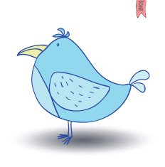 Bird icon vector illustration N5