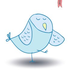 Bird icon vector illustration N6