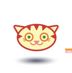cat icon vector illustration N18