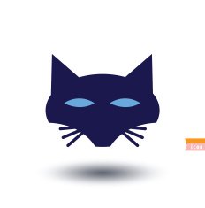 cat icon vector illustration N21
