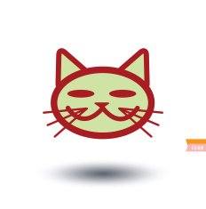 cat icon vector illustration N32
