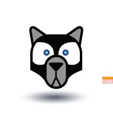 dog icon - illustration N33