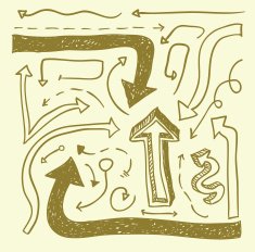 Set of arrows hand drawn vector illustration N26
