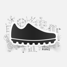 Drawing business formulas sneakers N16
