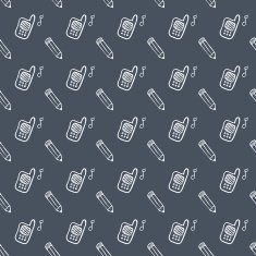 doodle pattern Seamless background N35
