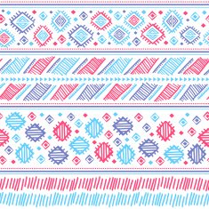 Tribal vintage ethnic seamless N16