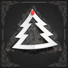 Merry Christmas Stylish Tree N2