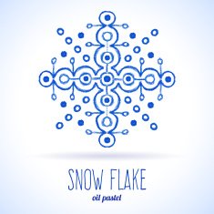Doodle snow flake N4