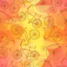 Seamless bicycle background N2