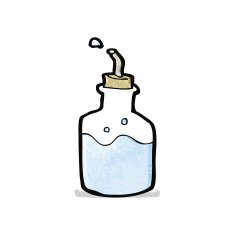 Cartoon Water Bottle N24