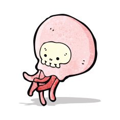 weird spooky monster cartoon N2