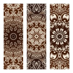Vintage vector tribal ethnic banner