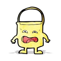 bucket cartoon character N2