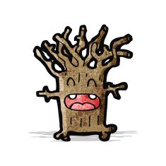 little tree cartoon character N3