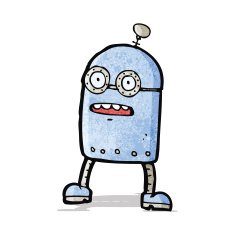 Cartoon Robot N27