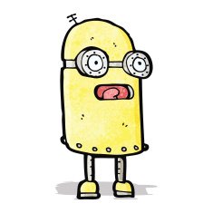 Cartoon Robot N28