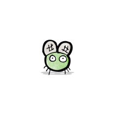 cartoon tiny fly
