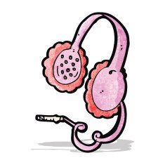 cartoon earphones