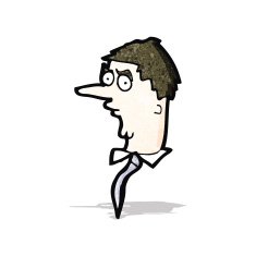 cartoon ugly face