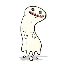 Spooky Cartoon Ghost N2