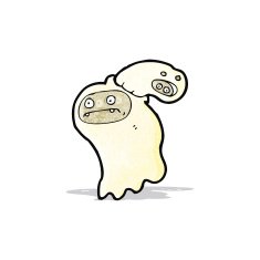 Spooky Cartoon Ghost N5