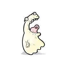 Spooky Cartoon Ghost N6