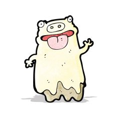 Spooky Cartoon Ghost N8