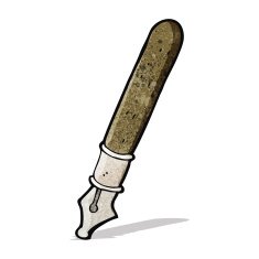 cartoon fountain pen N7