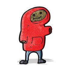 cartoon boy in hooded top N8