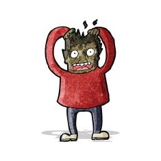 cartoon man tearing out hair N2