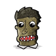 cartoon mna with shocked face