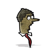 cartoon ugly businessman