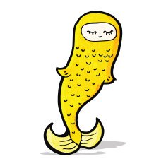 Funny cartoon fish N2