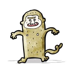 Cartoon Monkey N41