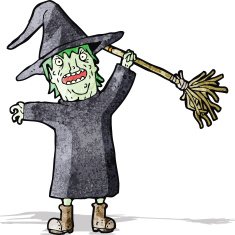Cartoon Witch N10