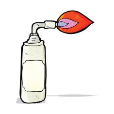 Cartoon Blow Torch N2