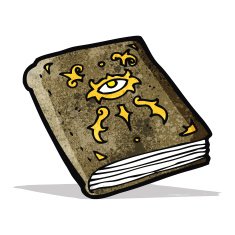 cartoon magic spell book N5