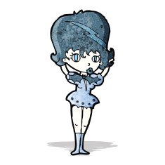 Cartoon Vampire Girl N4