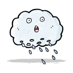 Cartoon Rain Cloud N10