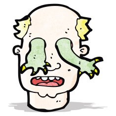cartoon man possessed