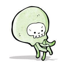 weird alien monster cartoon N2