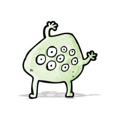 weird alien monster cartoon N3
