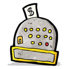 Cartoon Cash Register N6
