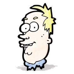 cartoon ugly man N5