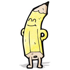 cartoon crayon