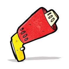 cartoon loudhailer N2