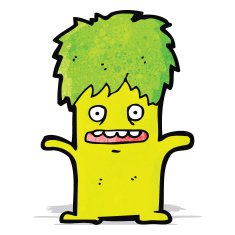 cartoon little monster N4