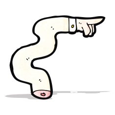 pointing hand cartoon N2